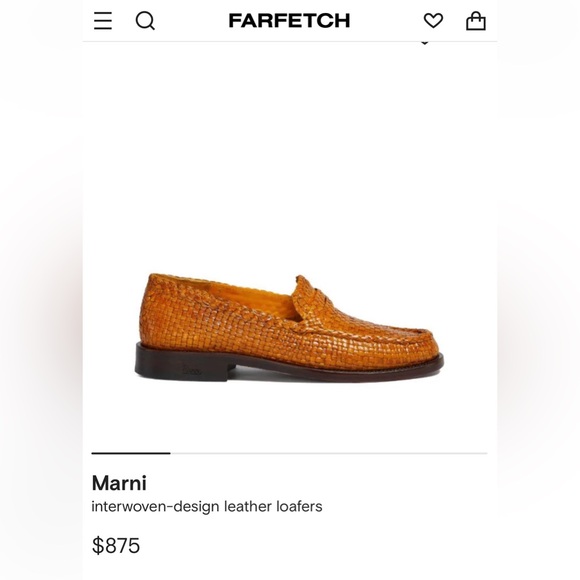 Marni Woven Leather Loafers size 9 (ES 39) - Picture 10 of 11